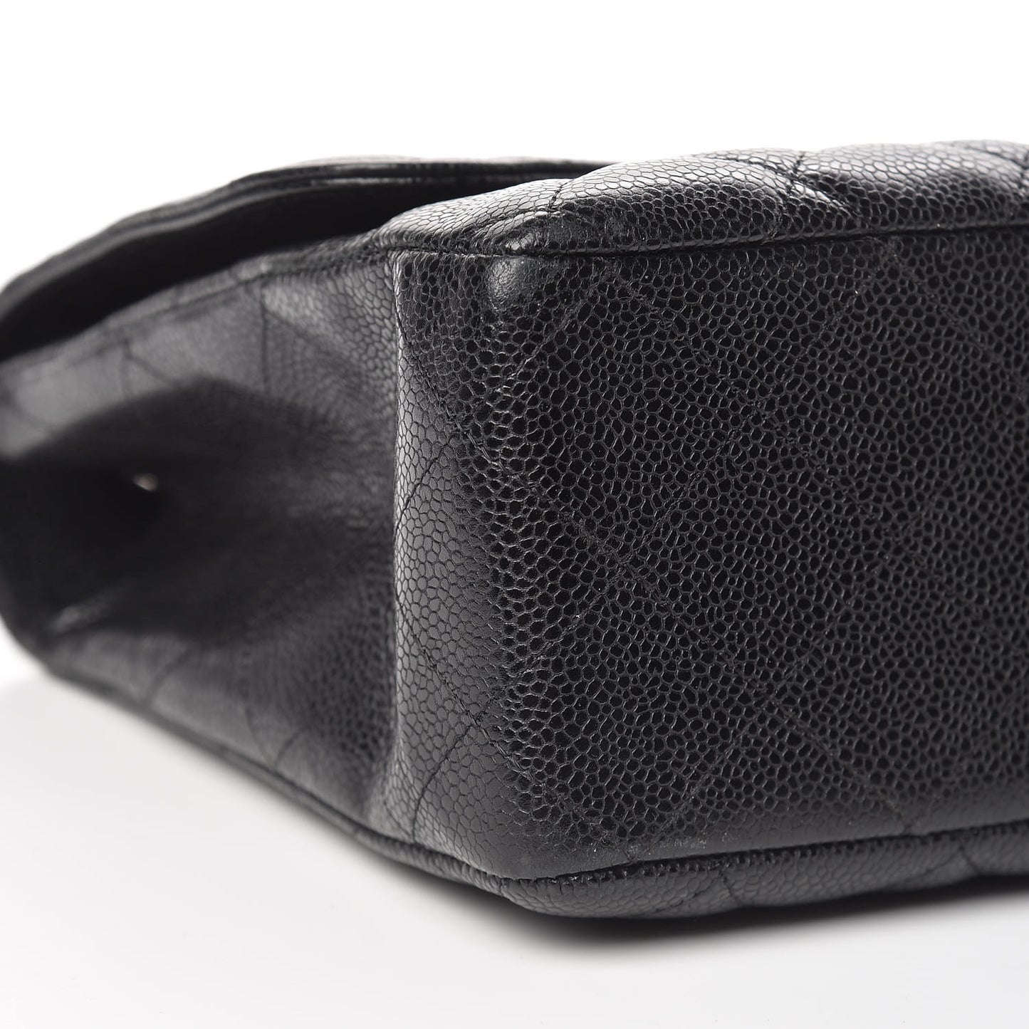 Caviar Quilted Jumbo Single Flap Black