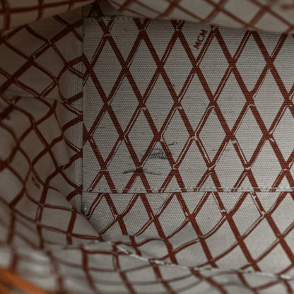 MCM Visetos Toni Shopper Tote Cognac 22 of 22