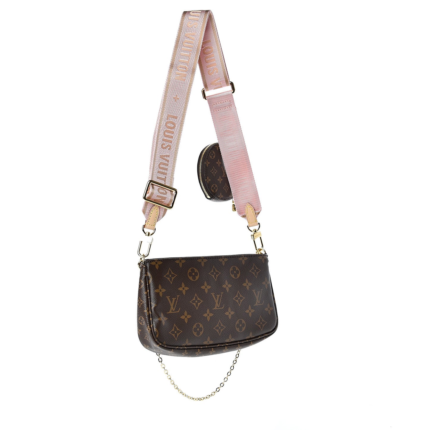 Monogram Multi Pochette Accessories Rose Clair
