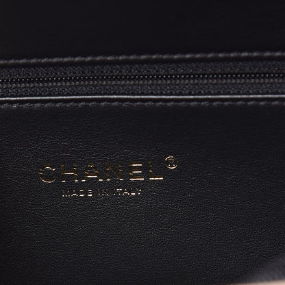 Chanel Caviar Quilted Medium CC Filigree Vanity Case Beige Black 6 of 10