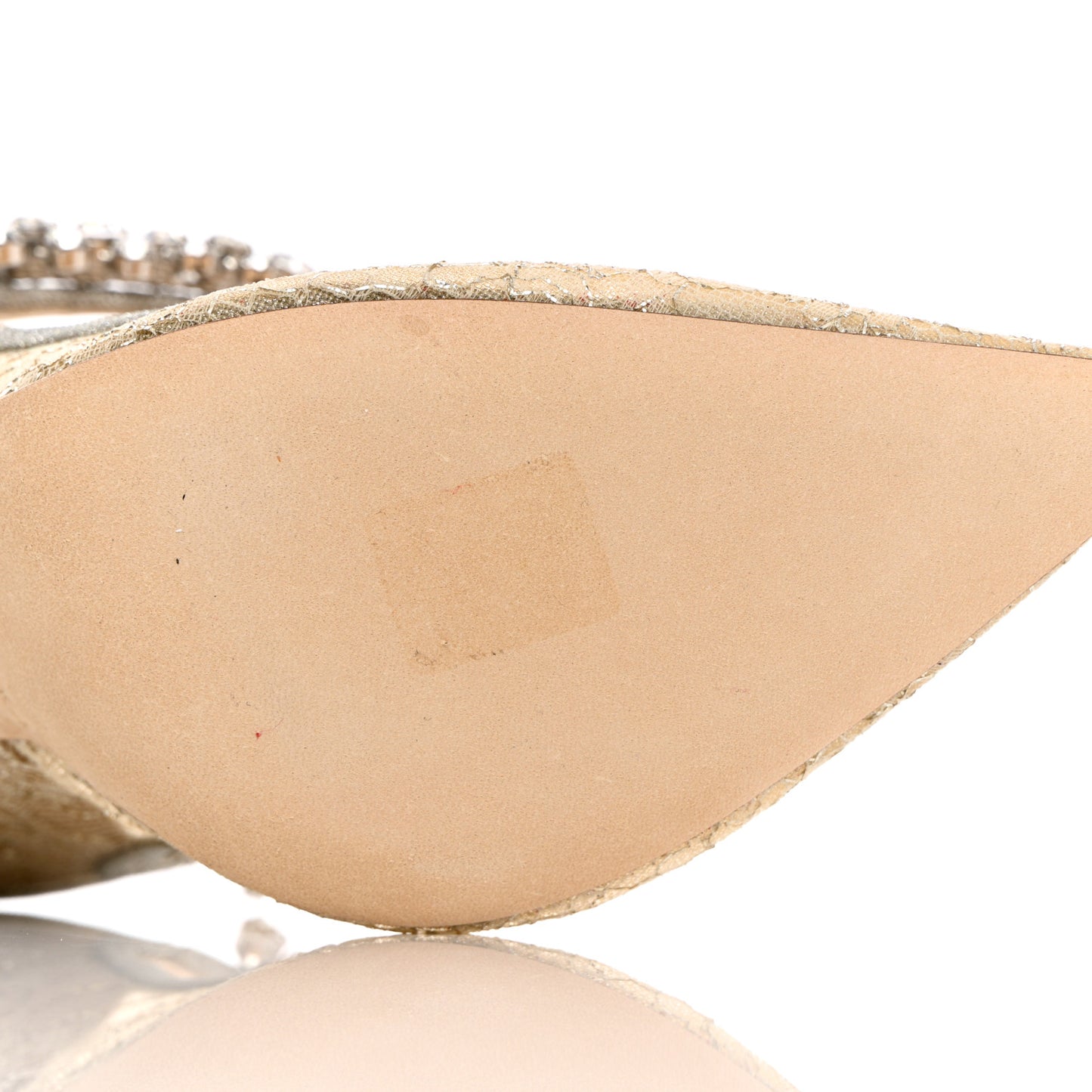 Lace Crystal Bing 100 Pumps 37 Ivory