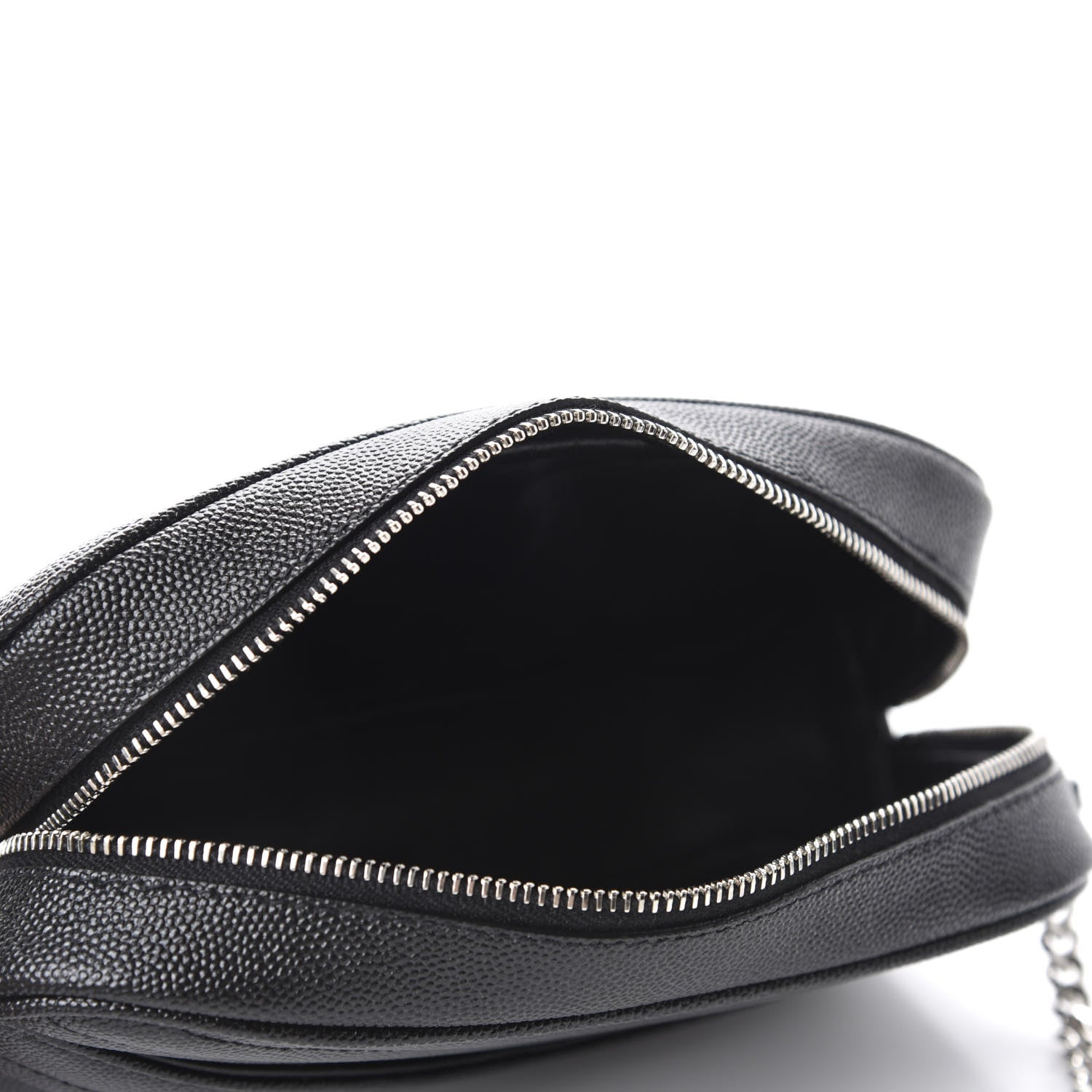 Saint Laurent Grain De Poudre Matelasse Monogram Mini Lou Camera Bag Black 5 of 10