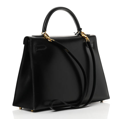 Hermes Box Kelly Sellier 32 Black 30 of 33