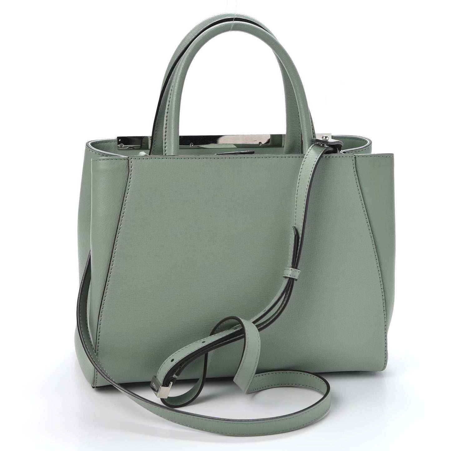 Vitello Elite Flamingo Petite 2Jours Tote Menta