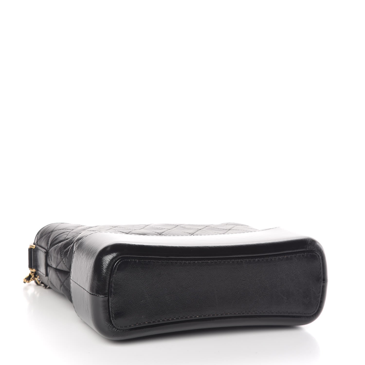 Chanel Aged Calfskin Quilted Medium Gabrielle Hobo Black 4 of 11