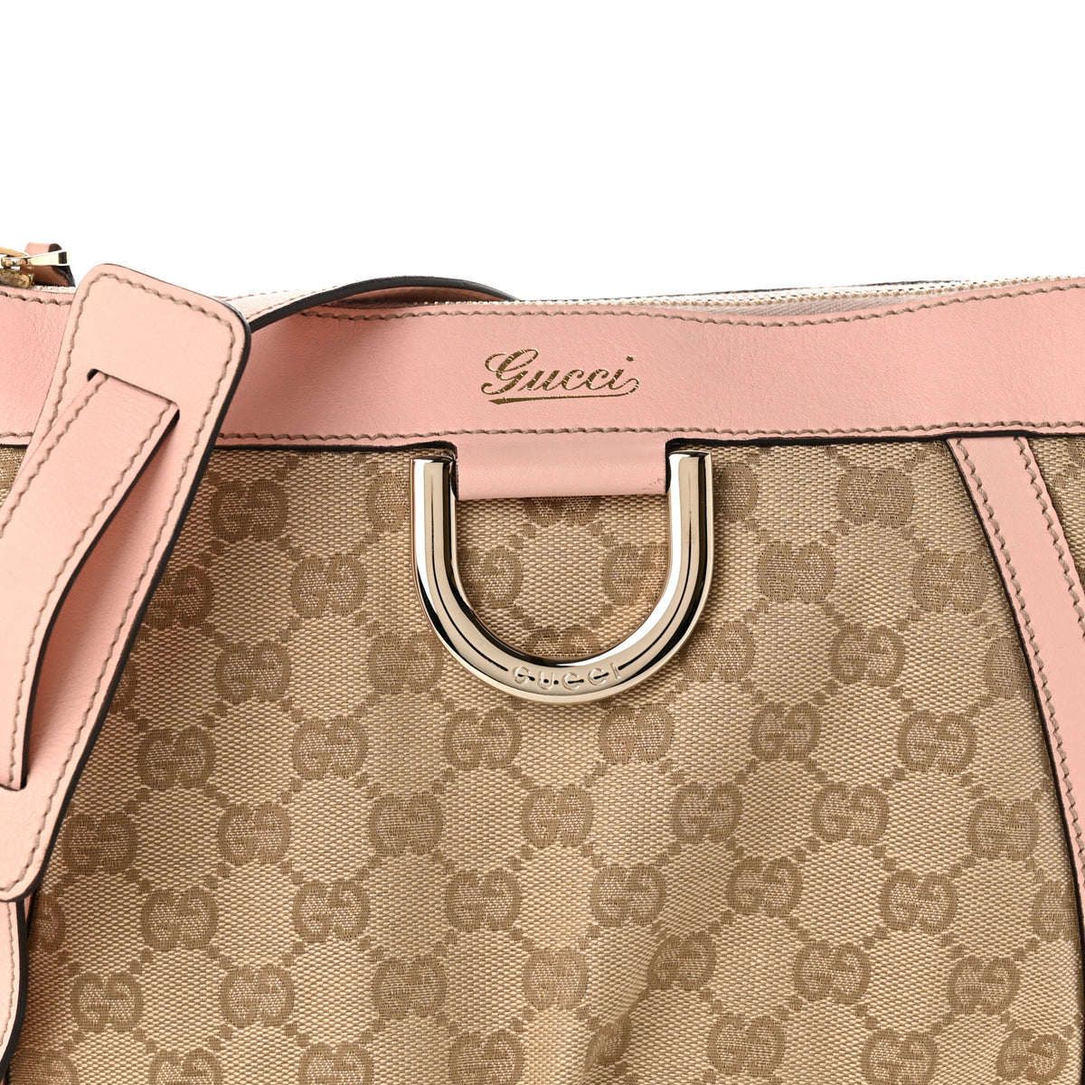 Gucci Monogram Small D Gold Ring Messenger Soft Pink 8 of 10