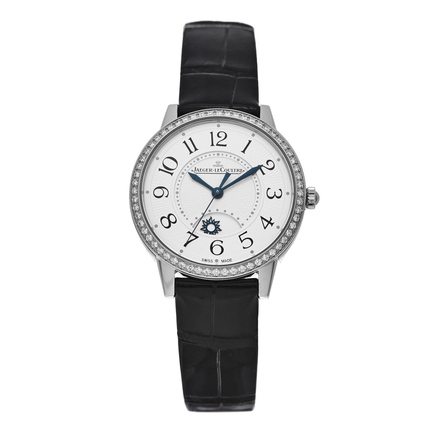 Stainless Steel Alligator Diamond Bezel 34mm Rendez-Vous Classic Day & Night Automatic Watch Q3448430