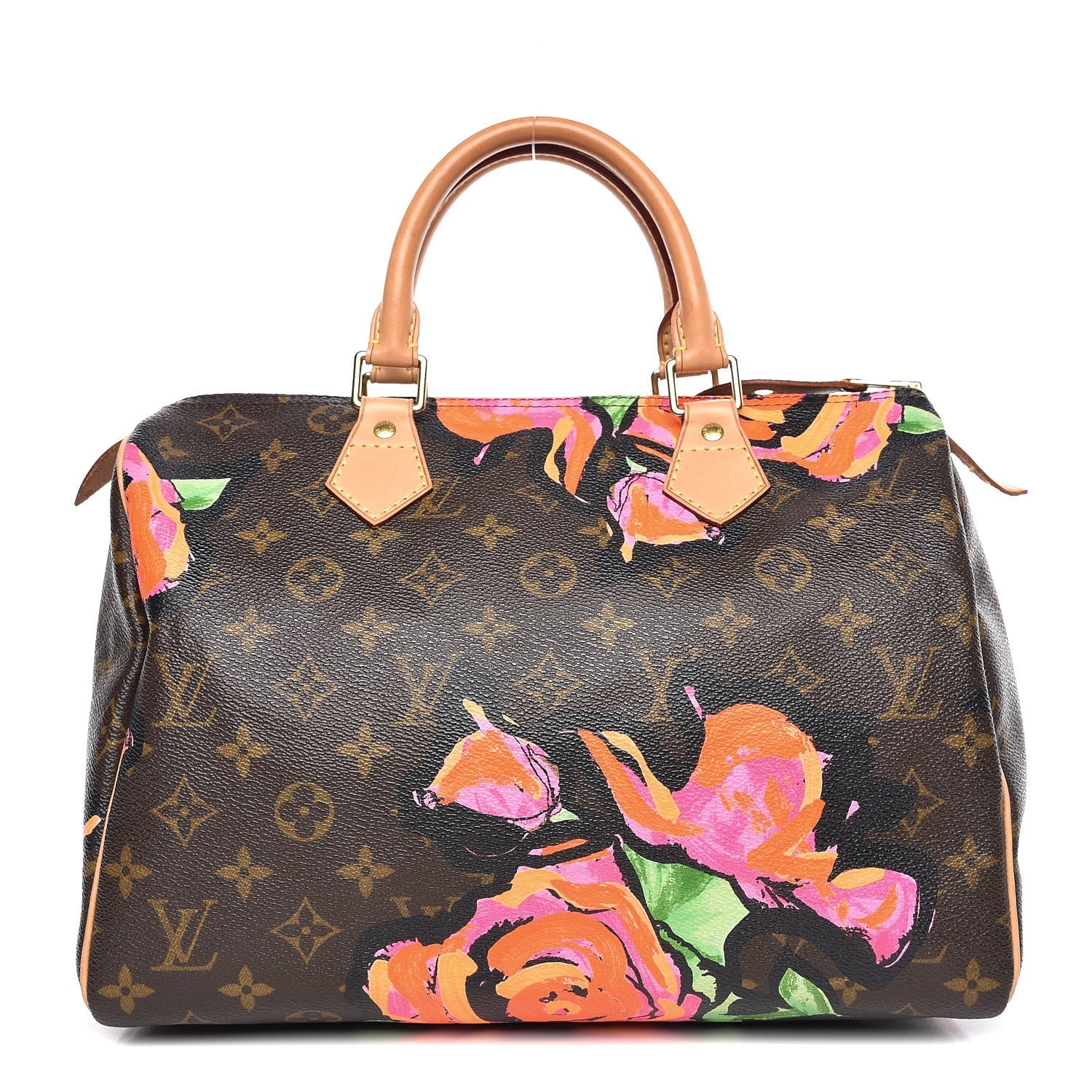 Louis Vuitton Monogram Roses Speedy 30 2 of 23
