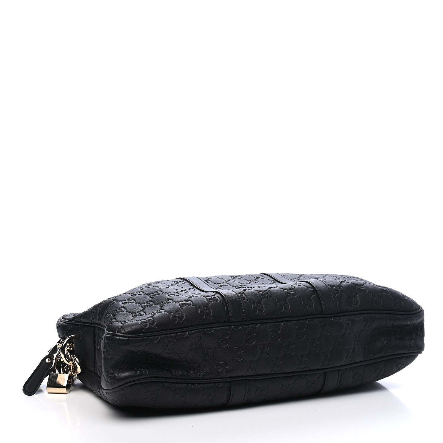 Gucci Guccissima Signature Briefcase Black 4 of 9