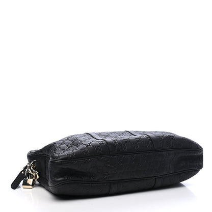Gucci Guccissima Signature Briefcase Black 4 of 9