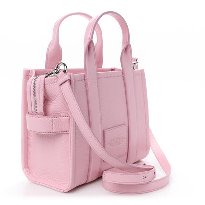 Marc Jacobs Grained Calfskin Small The Tote Bag Ribbon Pink 3 of 11