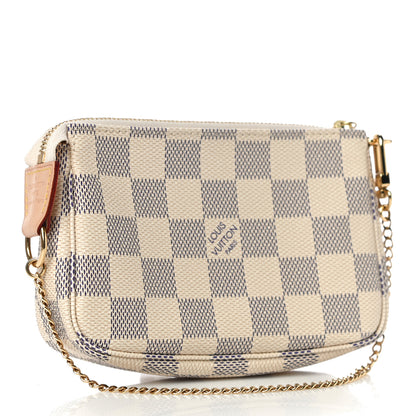 Louis Vuitton Damier Azur Mini Pochette Accessories 3 of 10