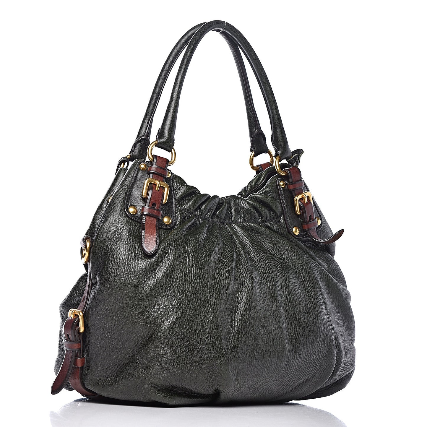 Soft Calfskin Shoulder Bag Cenere