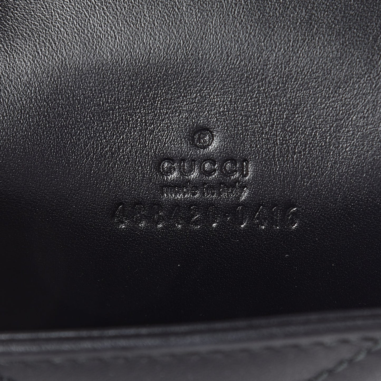 Calfskin Matelasse Animal Studs GG Marmont Belt Bag 75 Black