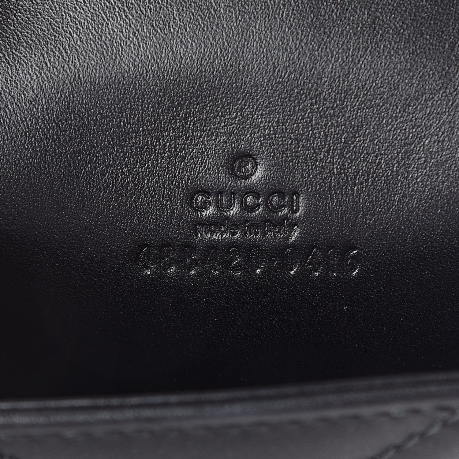 Gucci Calfskin Matelasse Animal Studs GG Marmont Belt Bag 75 Black 5 of 10