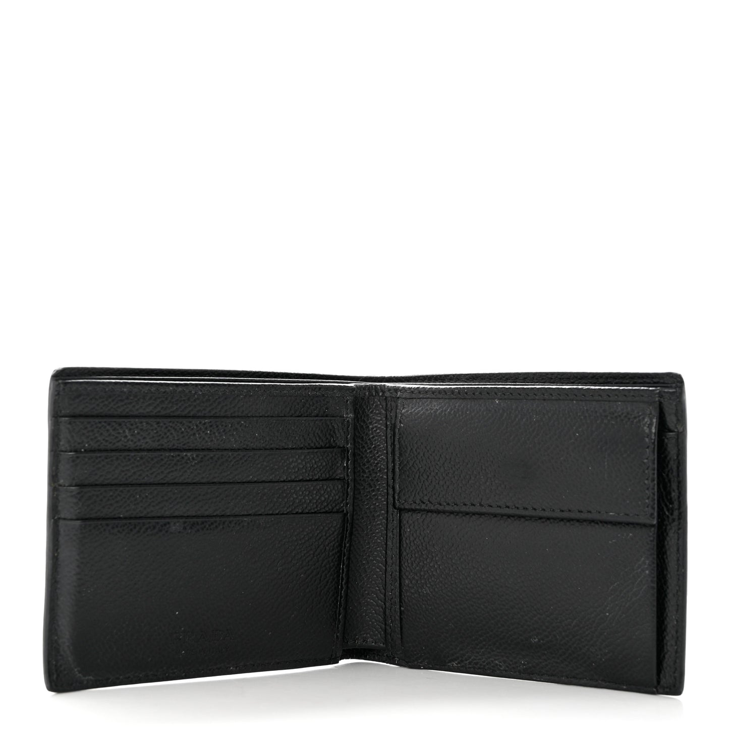 Micro Grain Bi-Fold Wallet Black