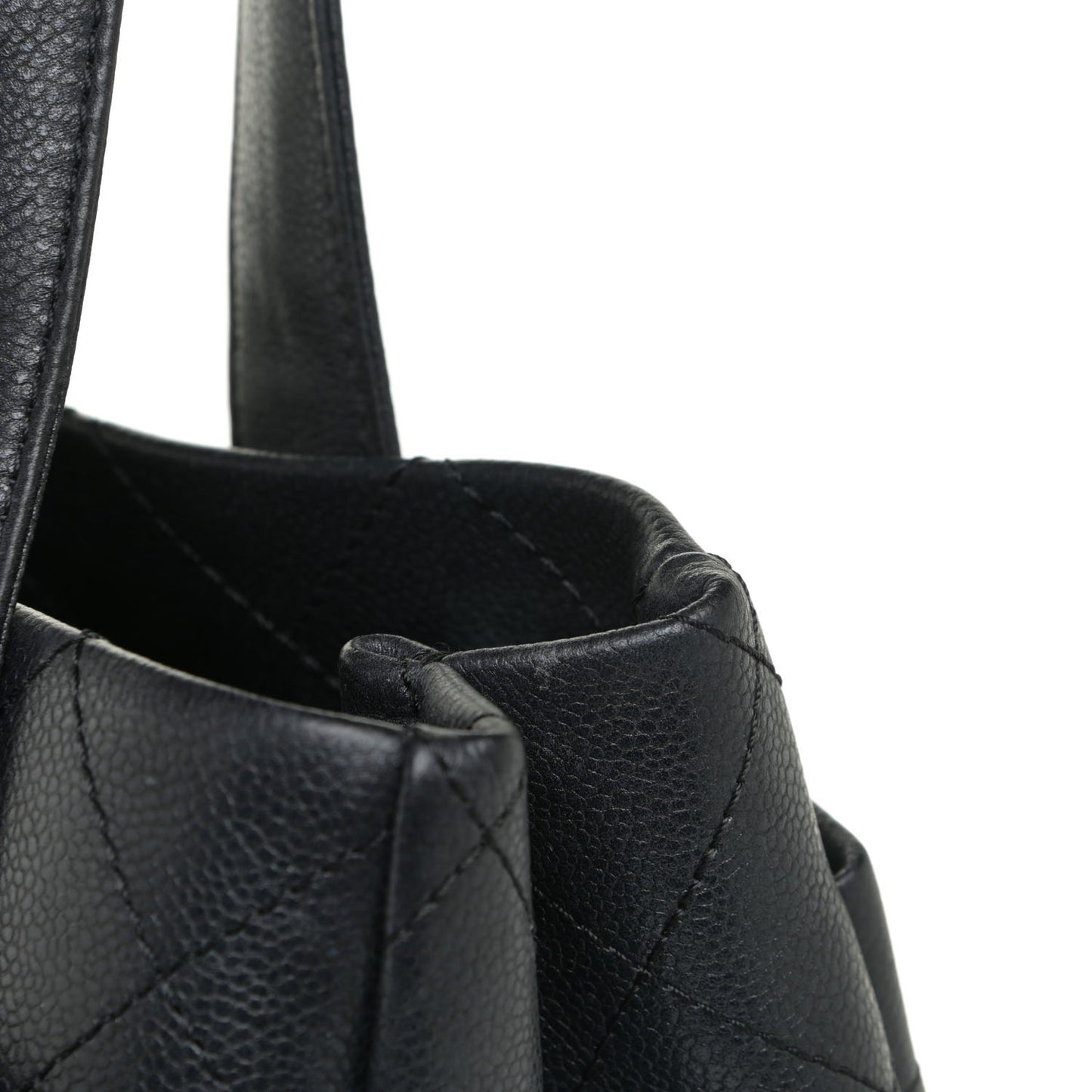 Caviar Executive Cerf Shopper Tote Black