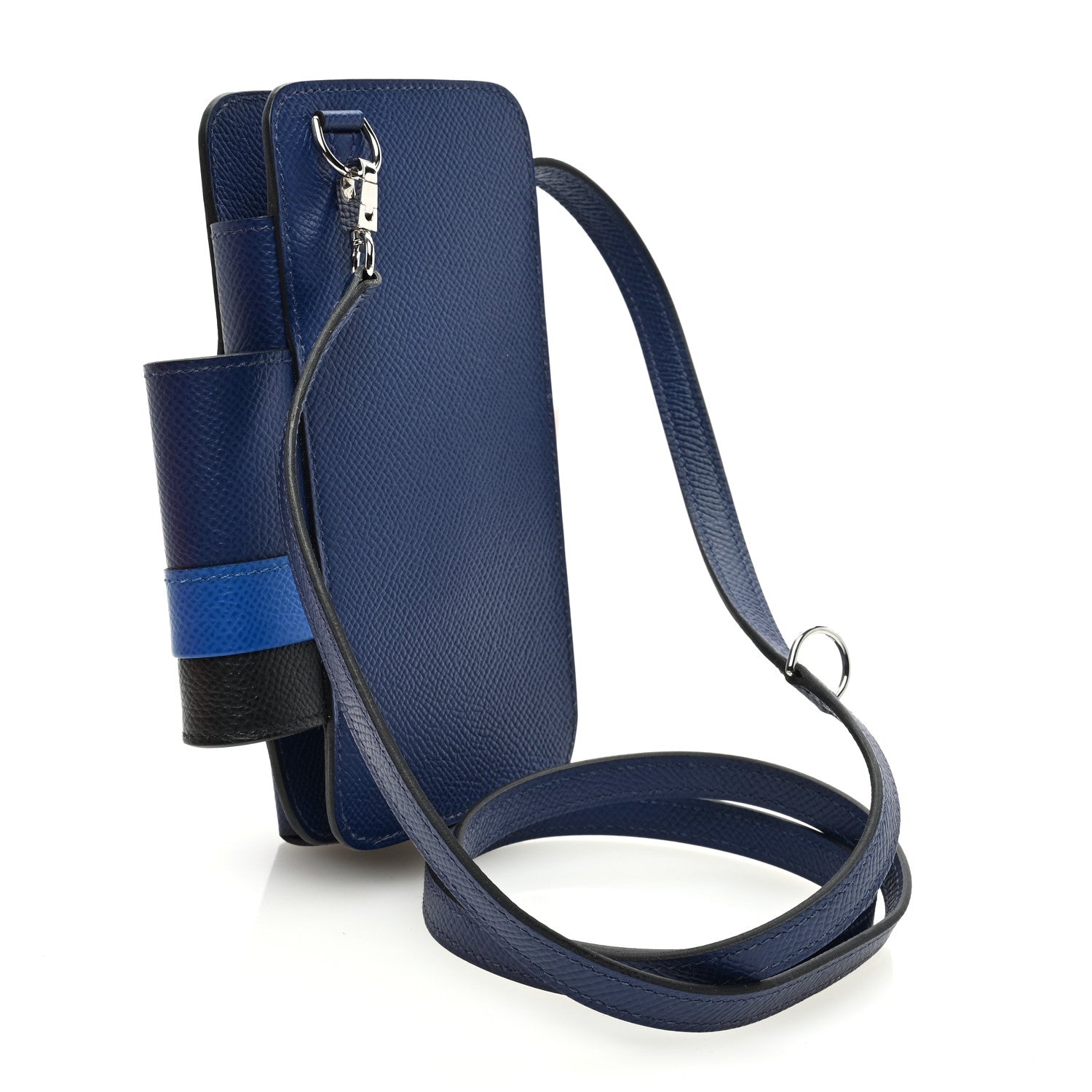 Hermes Epsom Hermesway Phone Case Bleu Saphir Bleu France Black 4 of 11