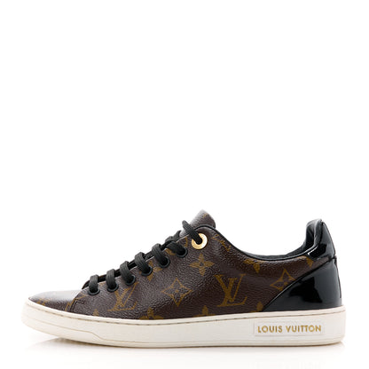 Louis Vuitton Patent Monogram Frontrow Sneakers 36 1 of 11