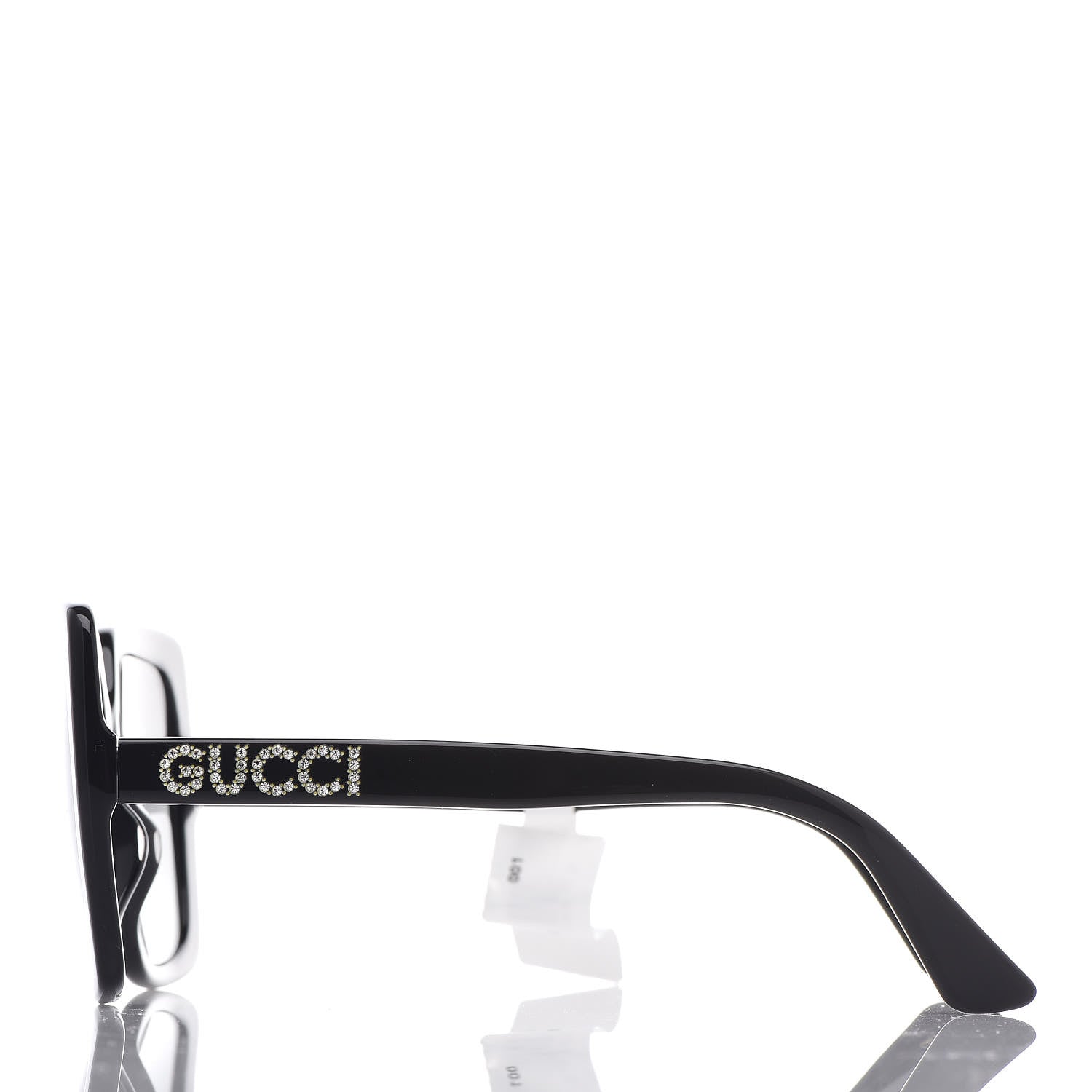 Gucci Crystal Square Frame GG Sunglasses GG0418S Black 3 of 8