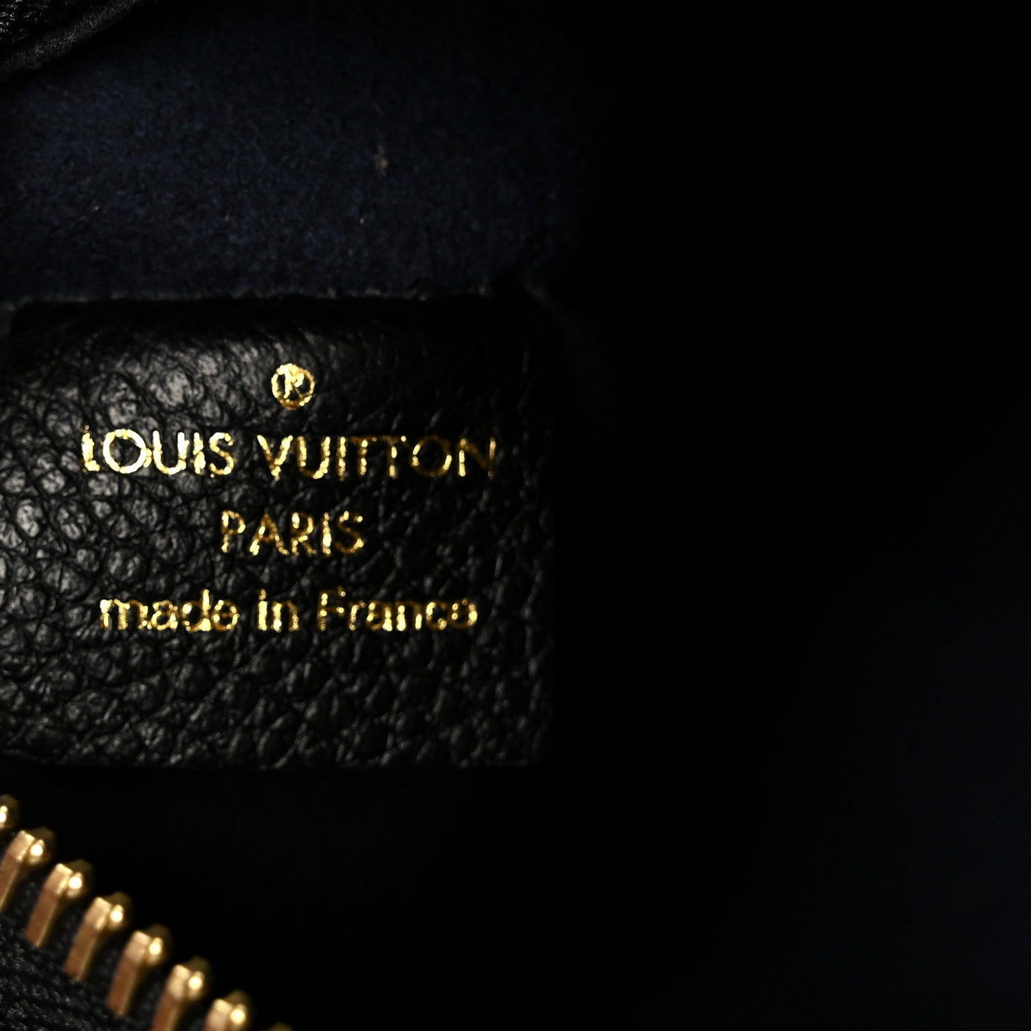 Louis Vuitton Empreinte Monogram Giant Neverfull MM Pochette Black 5 of 6