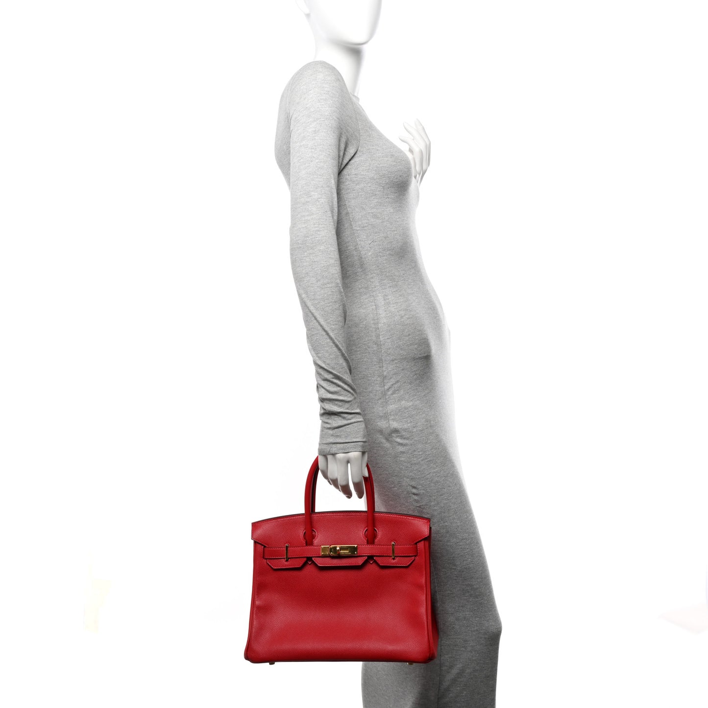Epsom BIRKIN 30 Rouge Casaque