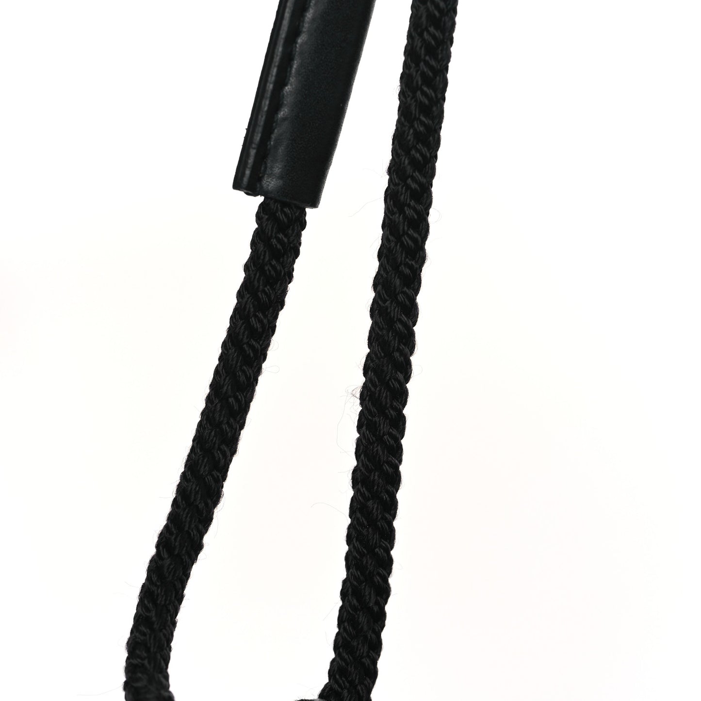 Soft GG Supreme Monogram Appia Calfskin Web Drawstring Backpack Black