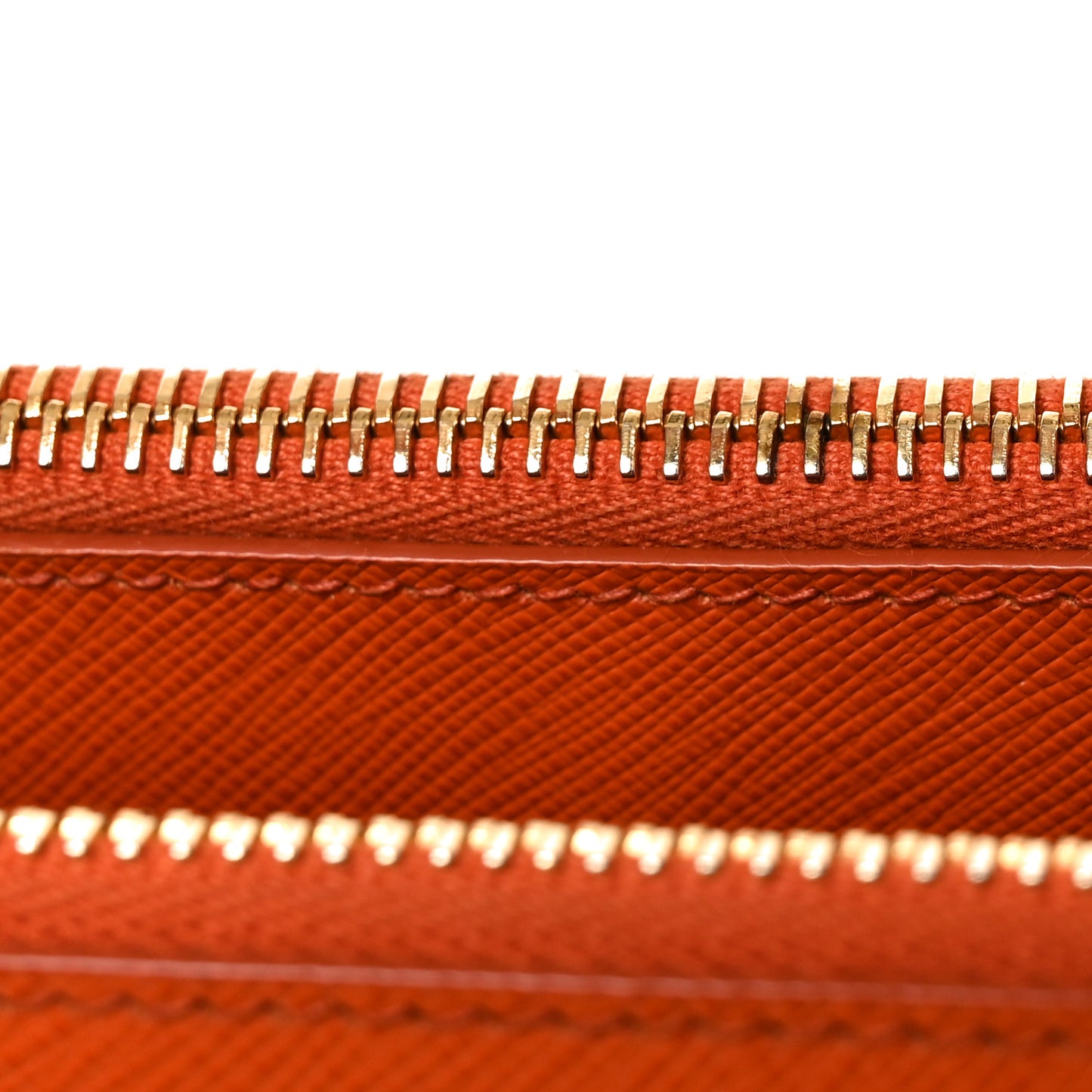 Saffiano Lux Small Galleria Double Zip Tote Papaya