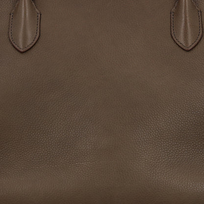 The Row Matte Grained Calfskin Agnes Bag Truffle 7 of 9
