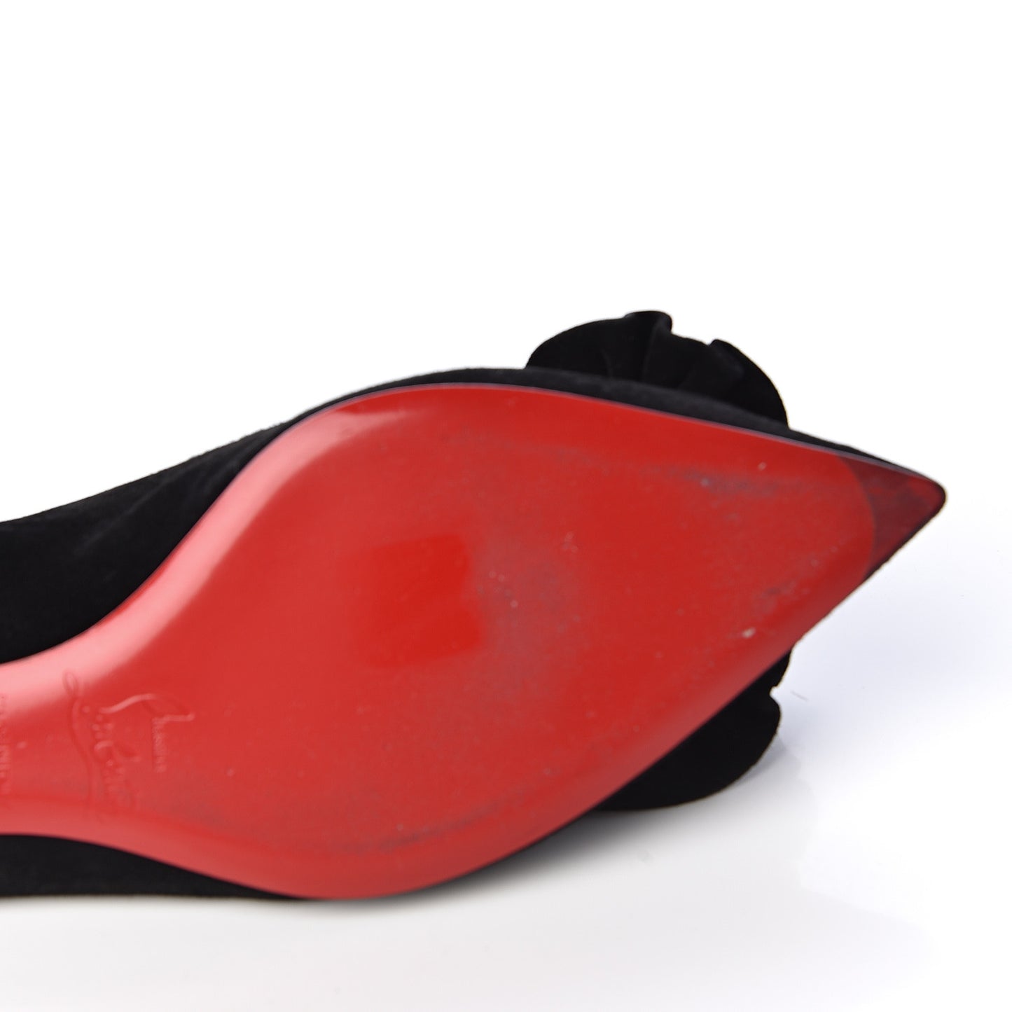 Veau Velours Anemosea Flats 38 Black