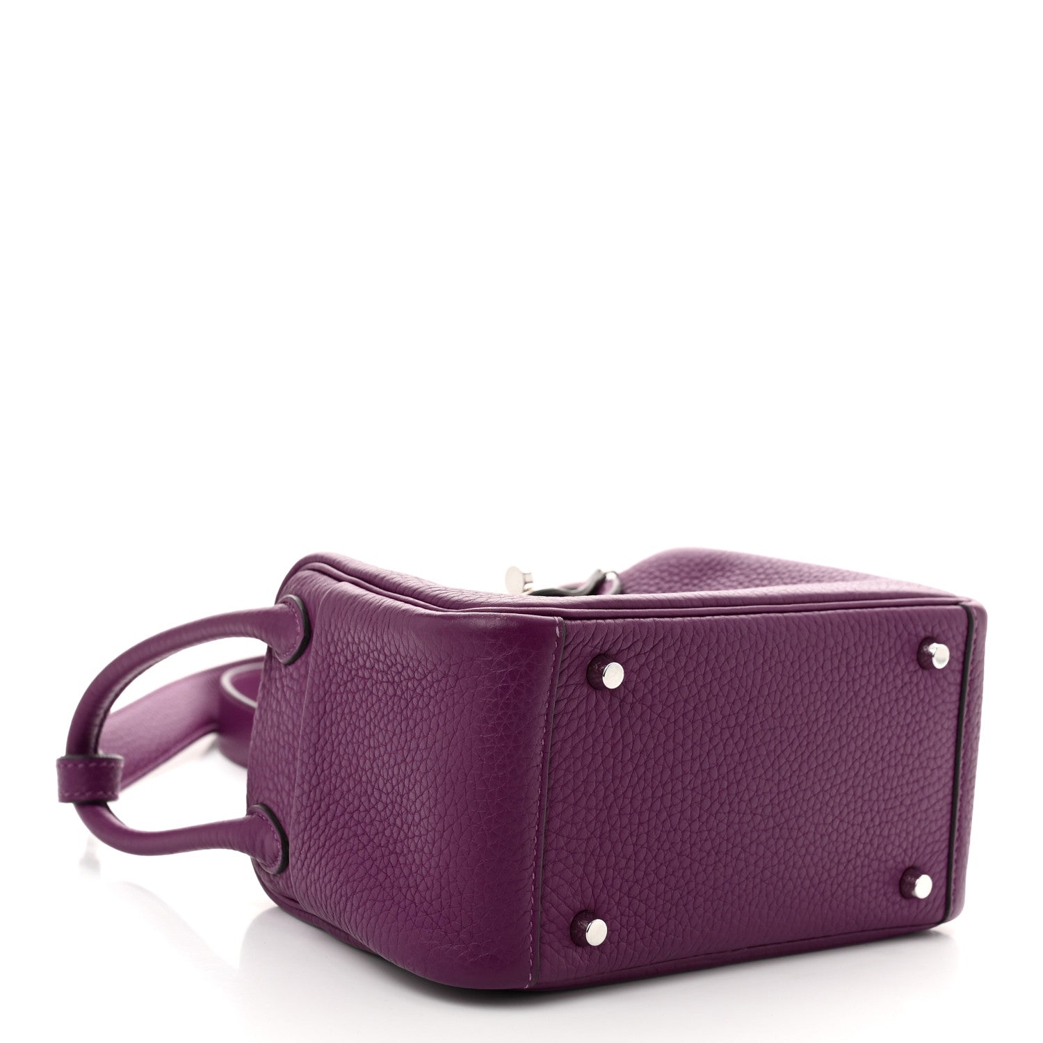 Hermes Taurillon Clemence Mini Lindy 20 Anemone 4 of 13