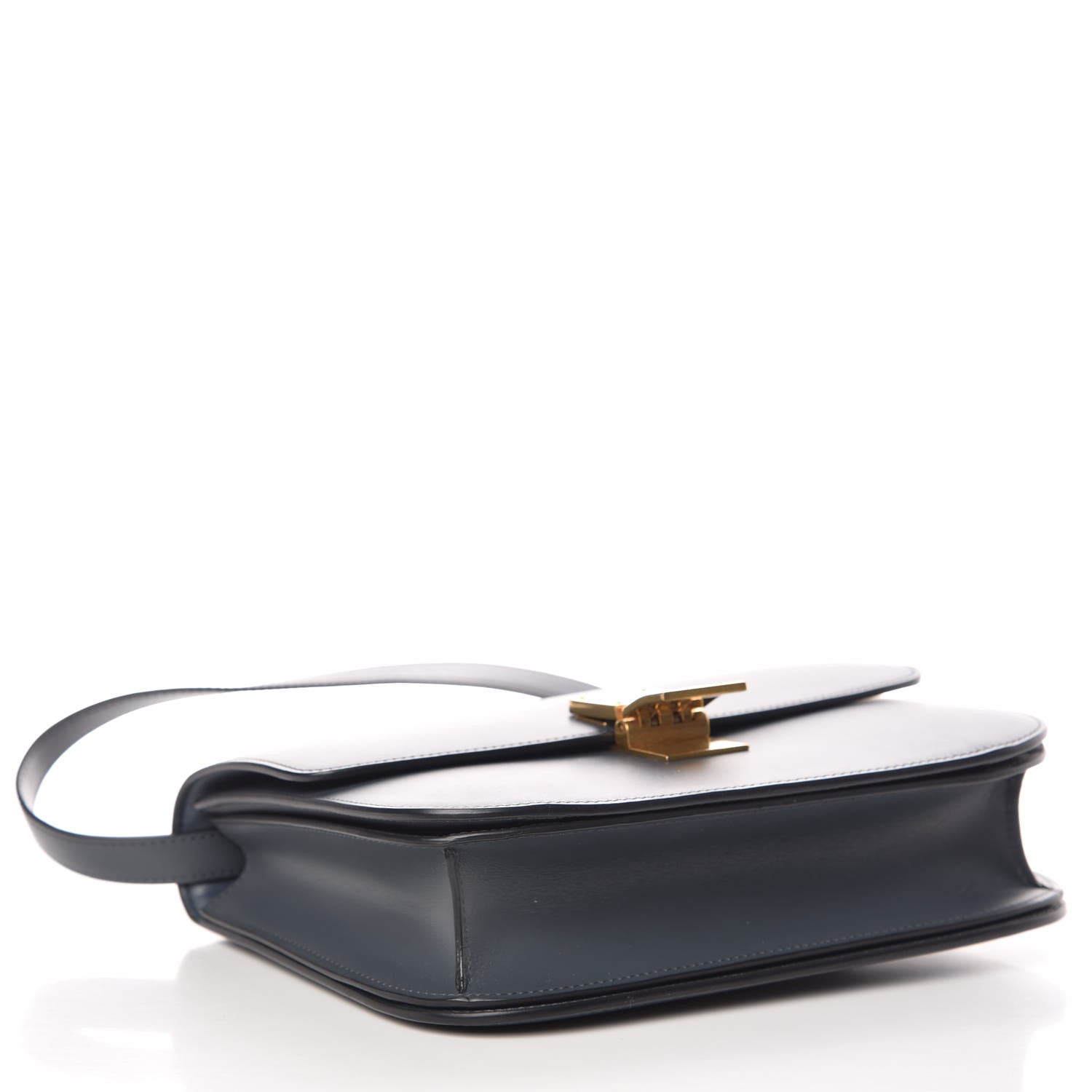 Celine Box Calfskin Medium Classic Box Flap Bag Grey 4 of 10