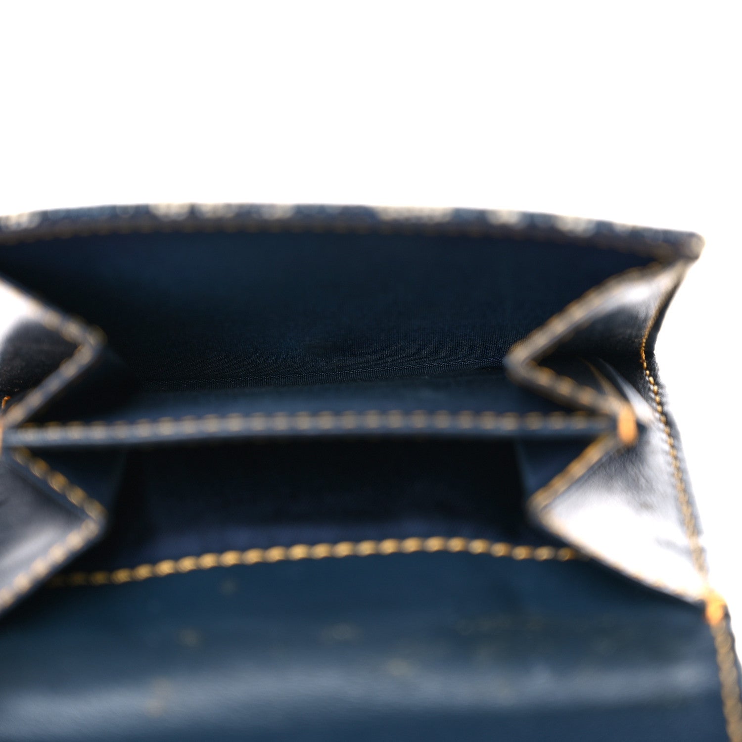 Christian Dior Monogram Compact Wallet Blue 6 of 18