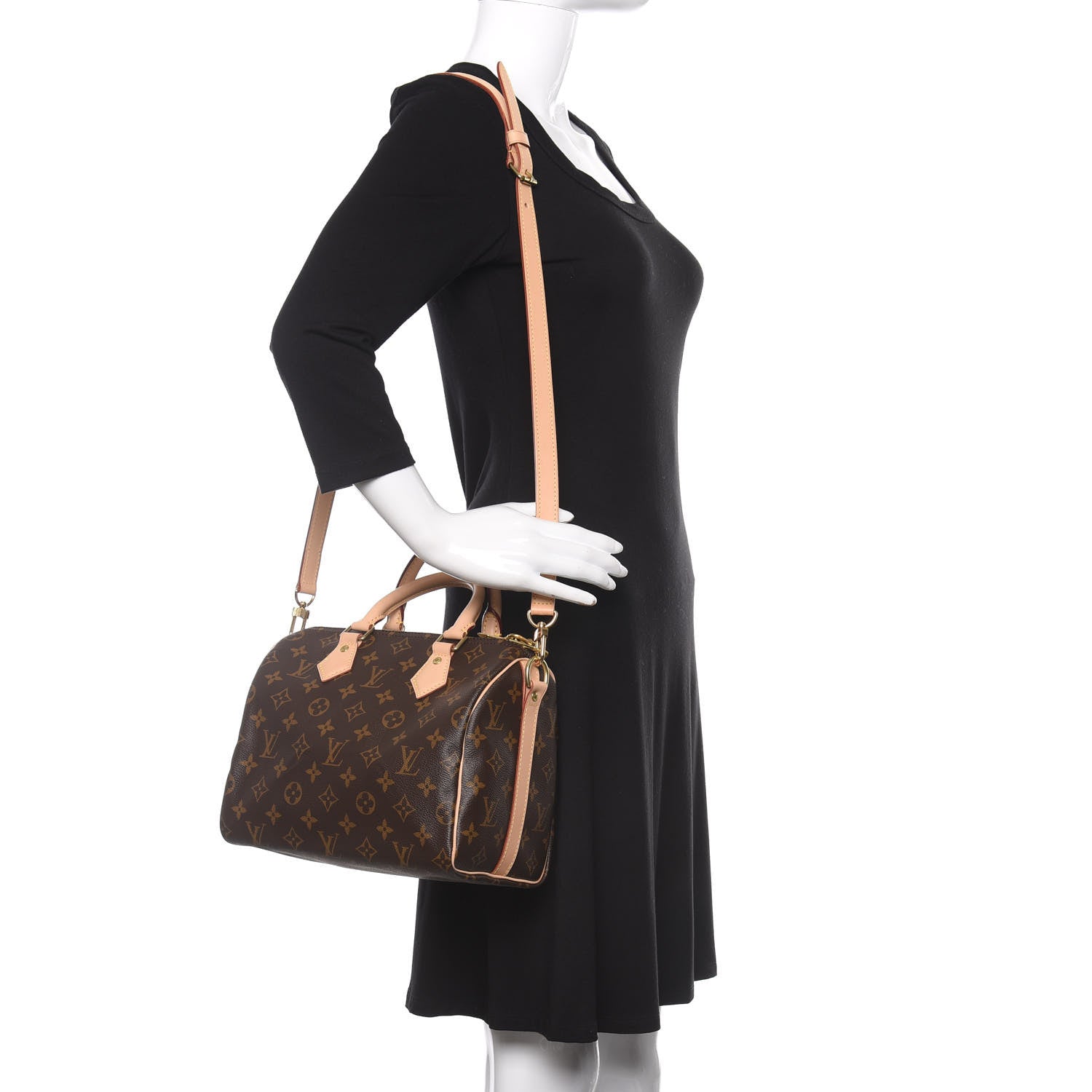 Louis Vuitton Monogram Speedy Bandouliere 25 2 of 11