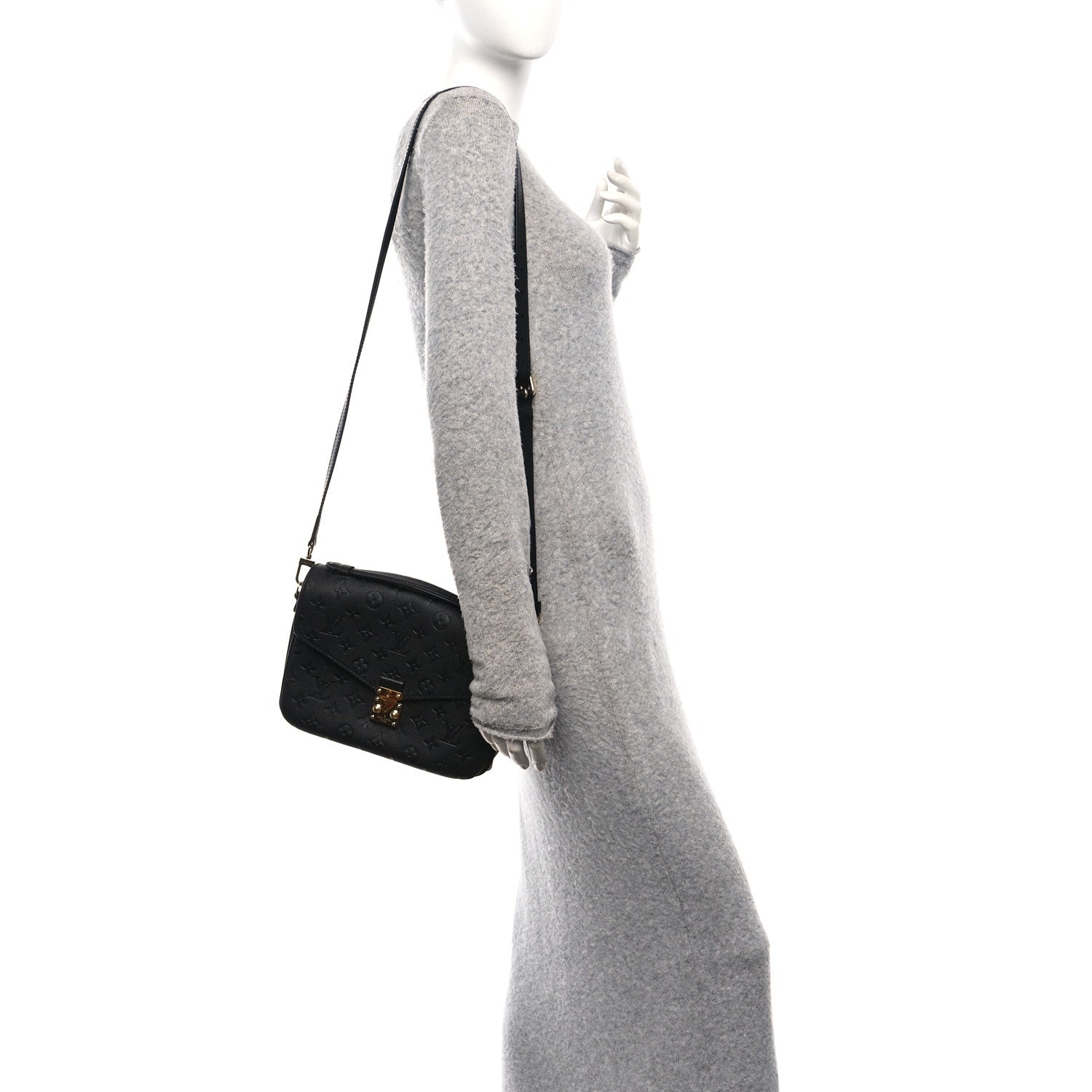 Louis Vuitton Empreinte Pochette Metis Black 2 of 10