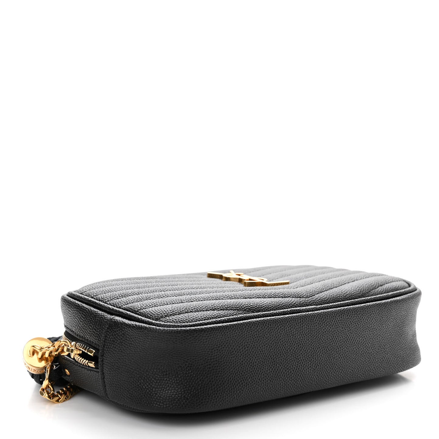Grain De Poudre Matelasse Monogram Mini Lou Camera Bag Black