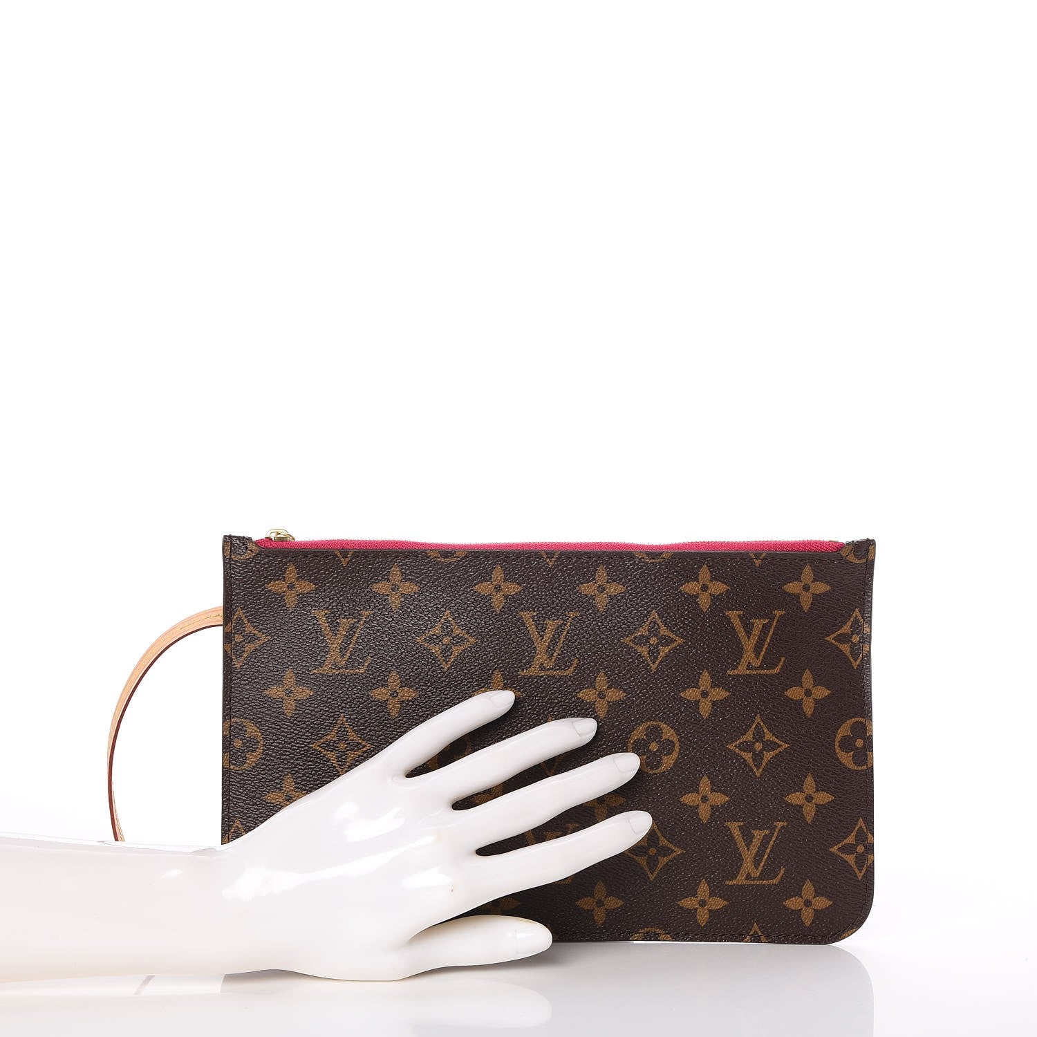 Louis Vuitton Monogram Neverfull MM GM Pochette Pivoine 2 of 8
