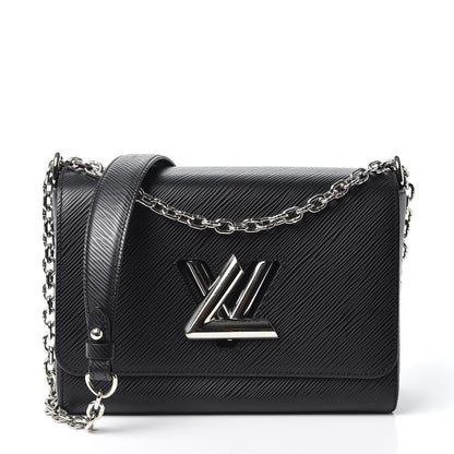 Louis Vuitton Epi Twist Shoulder Bag MM Black 1 of 9