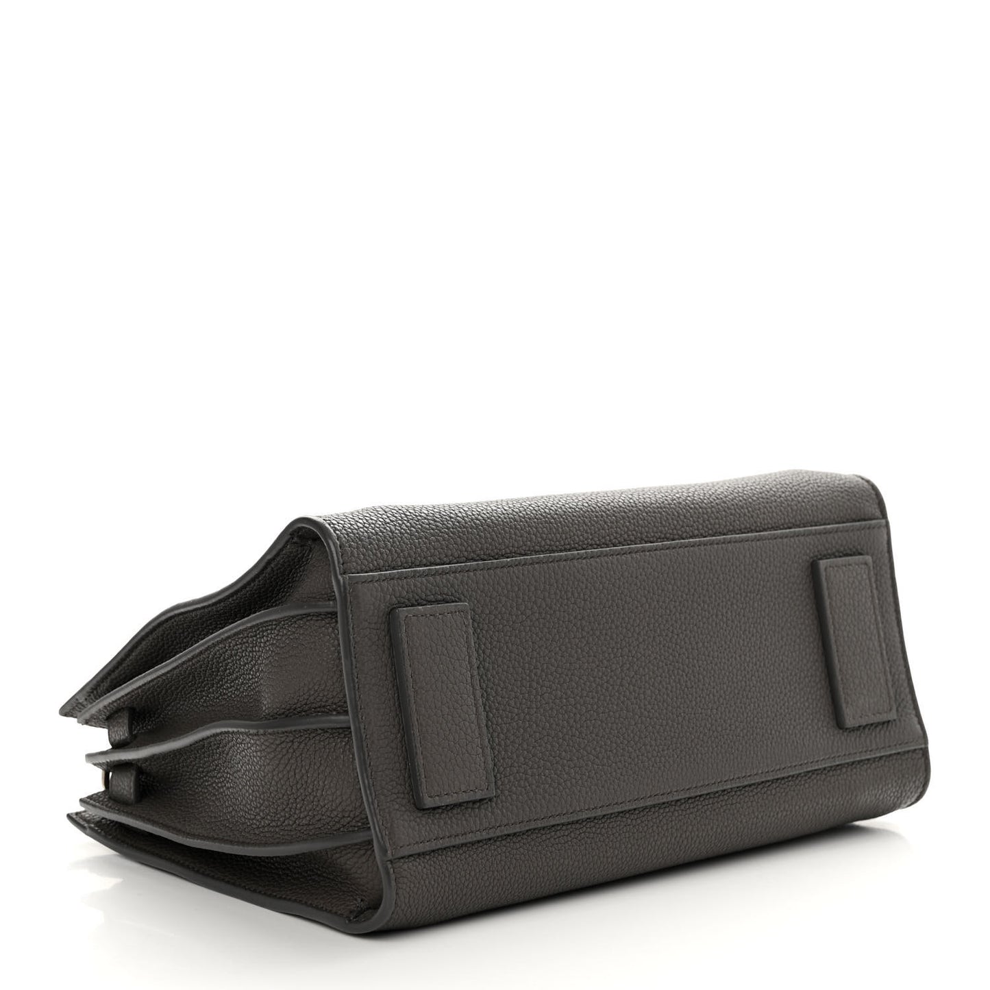 Grained Calfskin Baby Sac De Jour Souple Fog