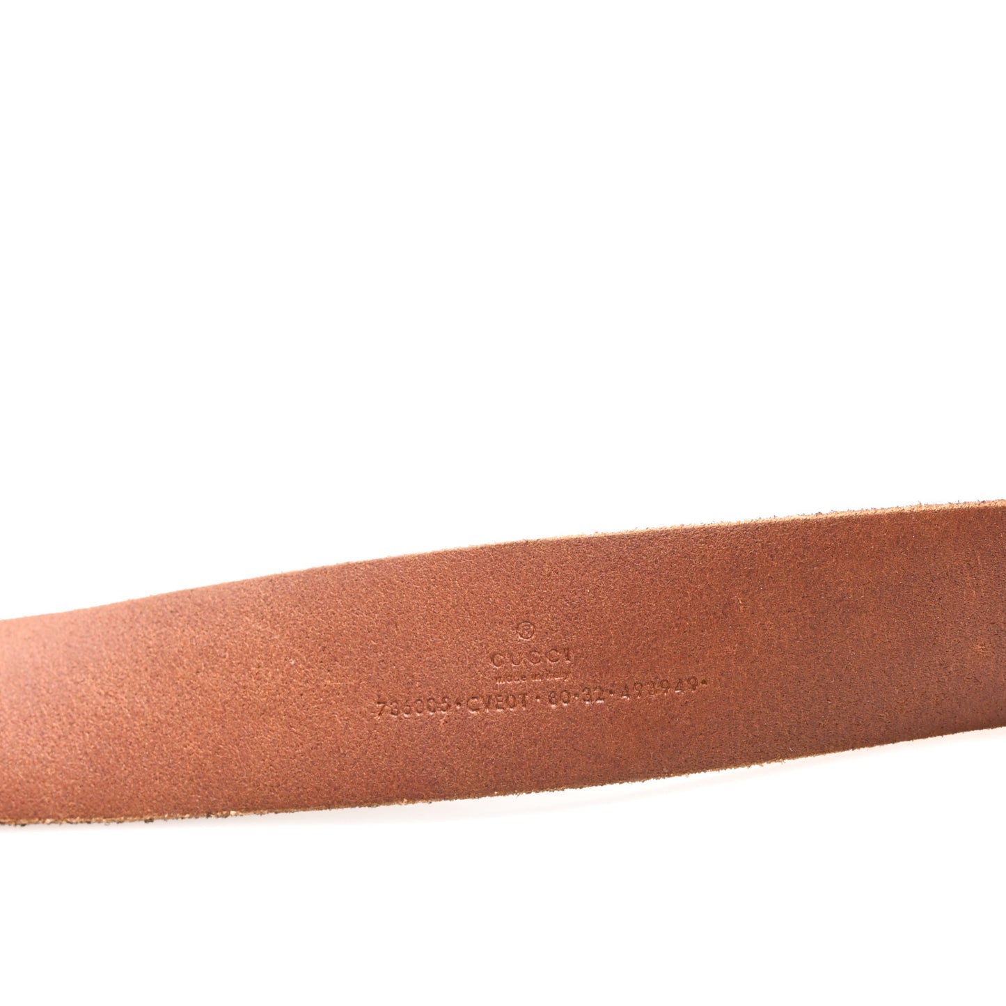Cuoio Toscano Double G 40mm Belt 80 32 Cuir