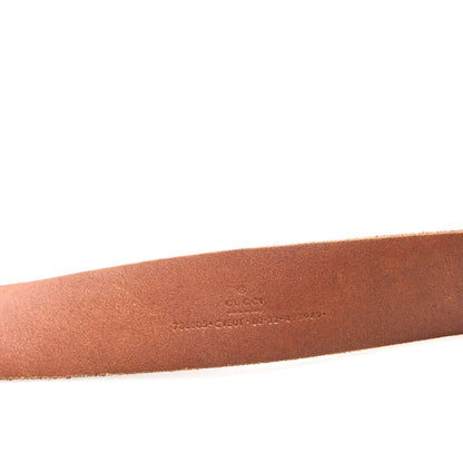 Gucci Cuoio Toscano Double G 40mm Belt 80 32 Cuir 3 of 5