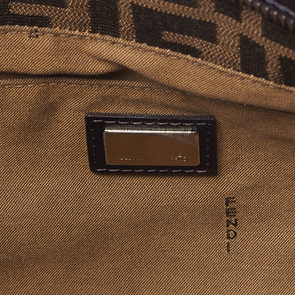 Fendi Zucca Small Chef Shopping Tote Tobacco Moro 7 of 7
