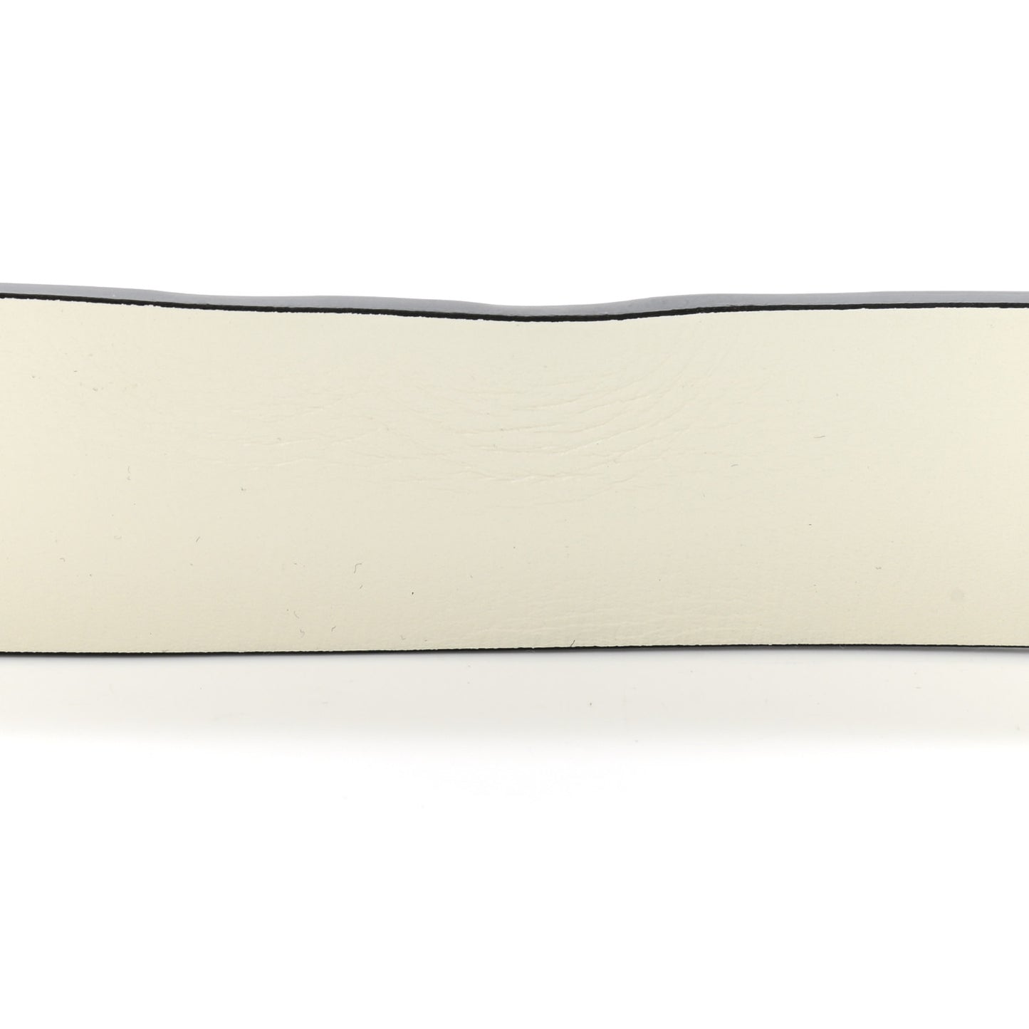 Patent Calfskin CC Reversible Belt 90 Black White
