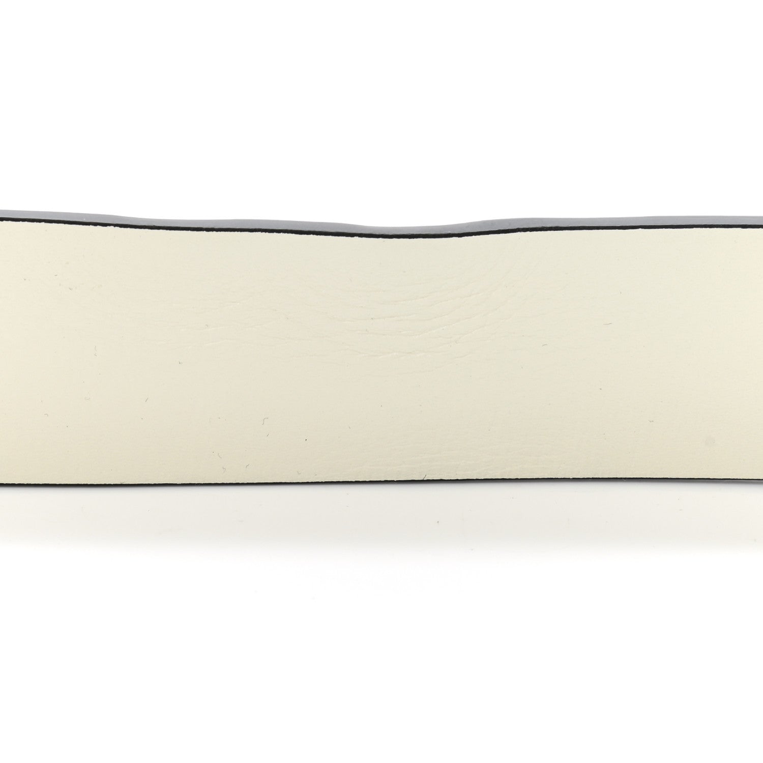 Chanel Patent Calfskin CC Reversible Belt 90 Black White 11 of 13