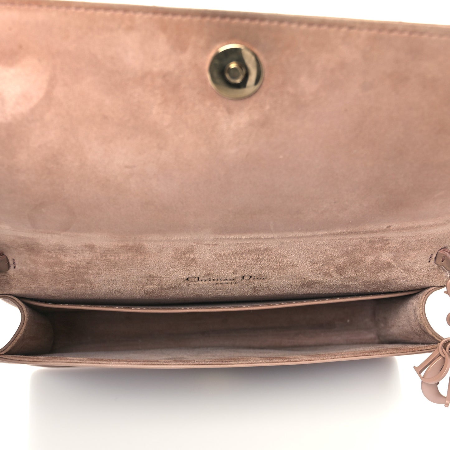 Ultra Matte Calfskin Cannage Lady Dior Clutch Fard