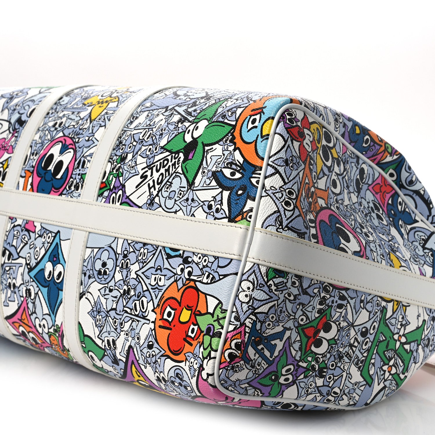 Louis Vuitton Monogram Comics Keepall Bandouliere 50 Multicolor 8 of 8