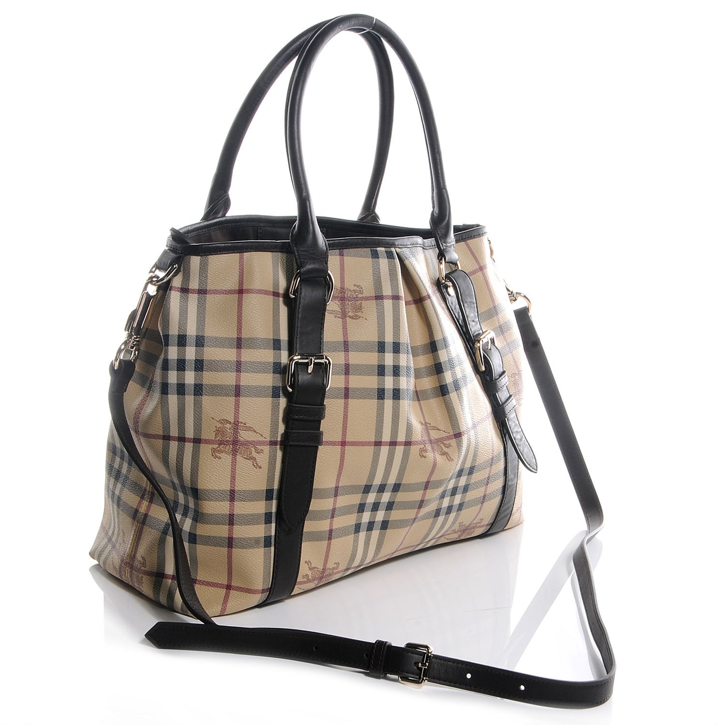 Haymarket Check Large Northfield Tote Chocolate