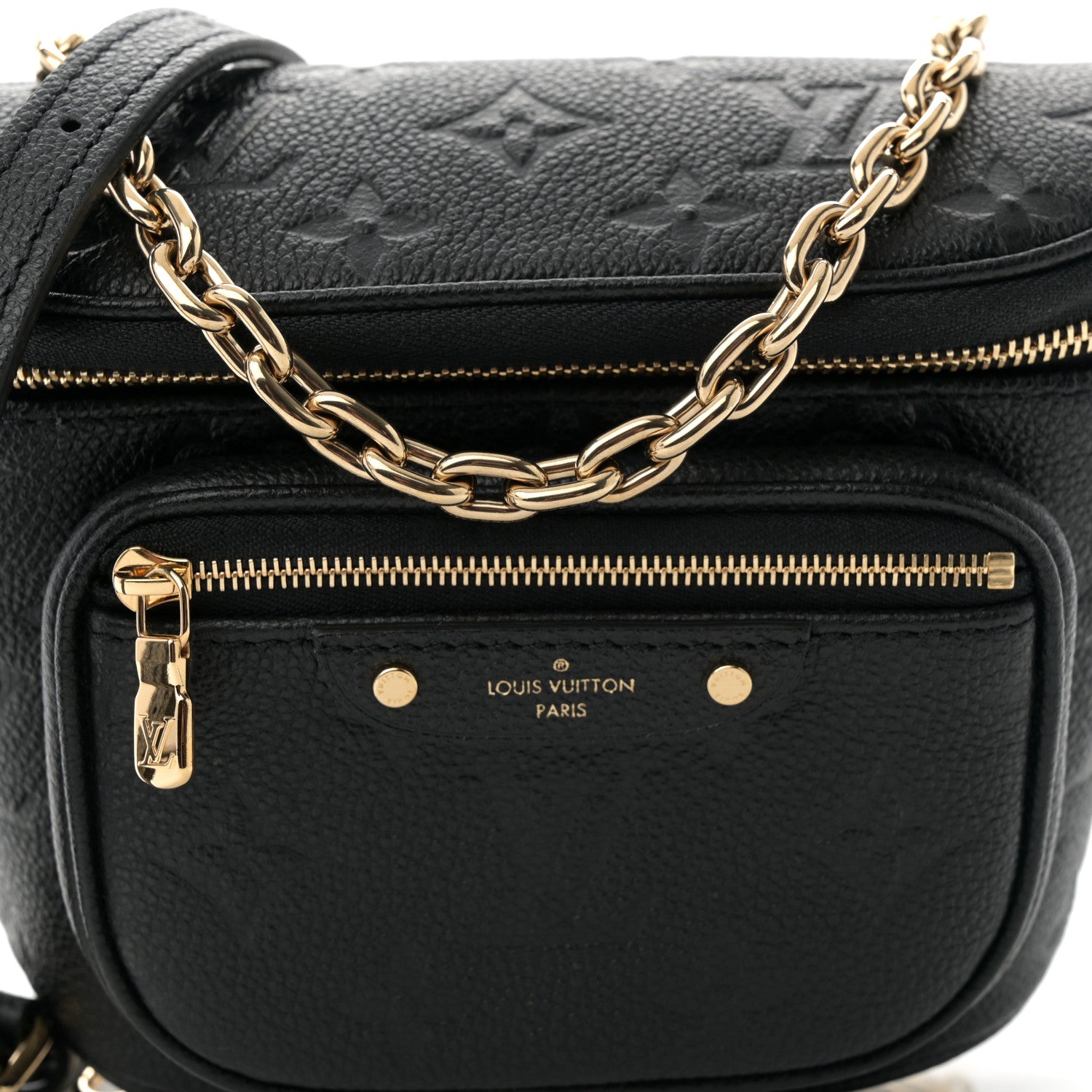 Louis Vuitton Empreinte Mini Bumbag Black 7 of 9