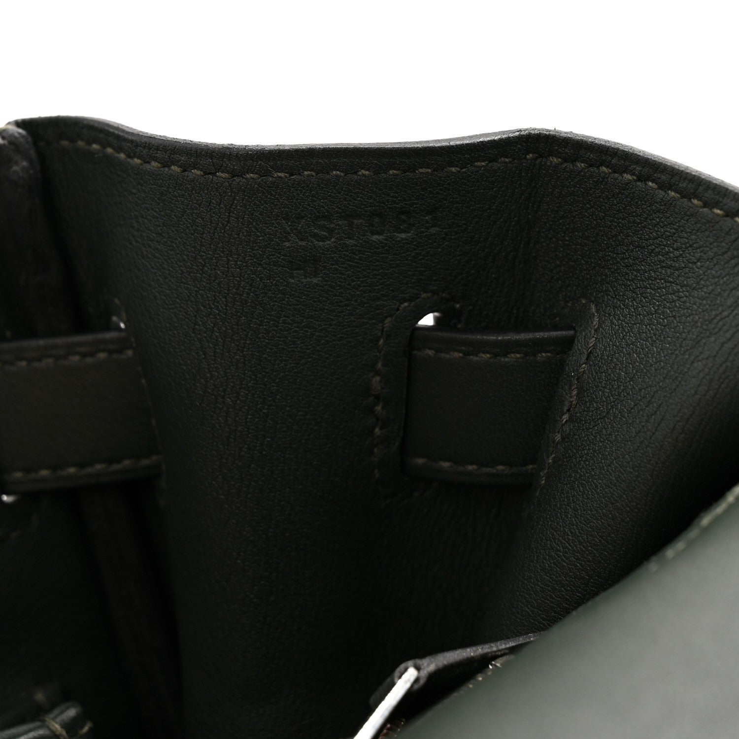 Hermes Swift Toile Riga Lakis Kelly 35 Vert Anglais 7 of 10