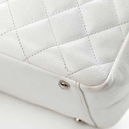 Chanel Caviar Quilted Petit Timeless Tote PTT White 15 of 22